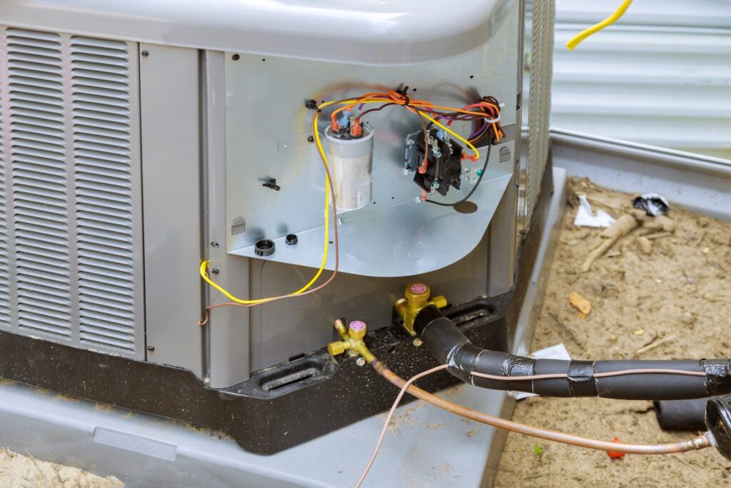 Air condition that needs repaired.